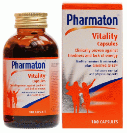 Pharmaton 100cap  ฟาร์มาตอน 100 แคปซูล