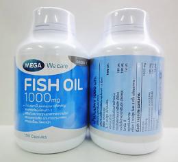 FISH OIL 1000mg  100cap ฟิชออย (น้ำมันปลา)