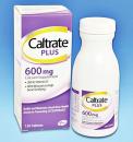 CALTRATE PLUS 600mg 120tab (แคลเทรต พลัส)